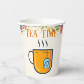 Gobelets En Papier Tea Time Paper Cup (Recto)