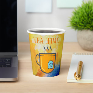 Gobelets En Papier Tea Time Paper Cup