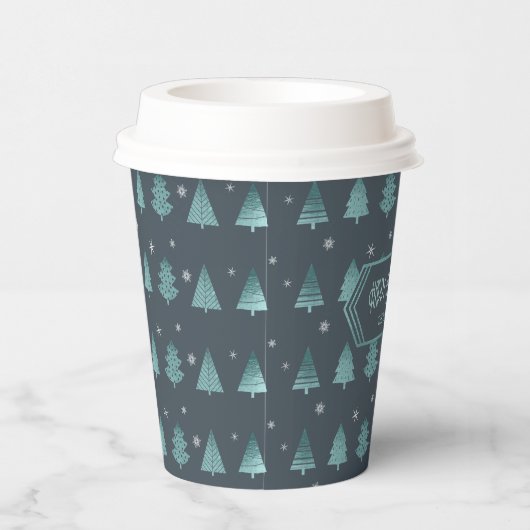 Gobelets En Papier Teal ID863 (Droite)