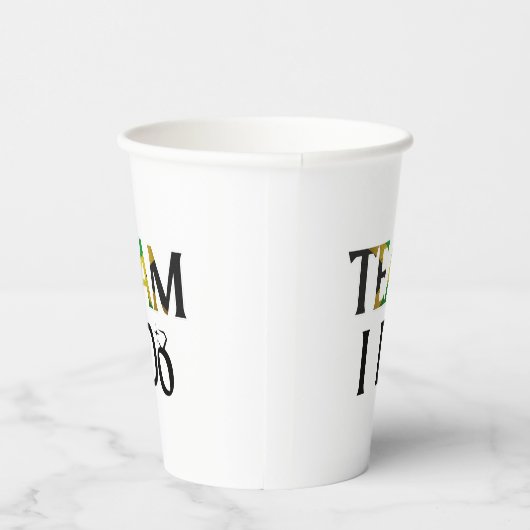 Gobelets En Papier Team I Do Jamaican Flag Mariage Bachelorette Party (Droite)