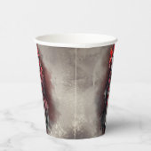 Gobelets En Papier Técherie | Sorcière rouge aux ombres gothiques du  (Droite)