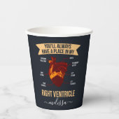 Gobelets En Papier Technicien médical d'urgence personnalisé Vous ser (Recto)