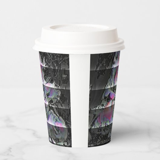 Gobelets En Papier Techno Bouquet (Gauche)