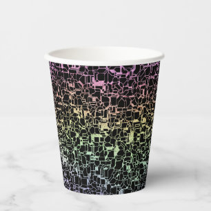 Gobelets En Papier techno rainbo :