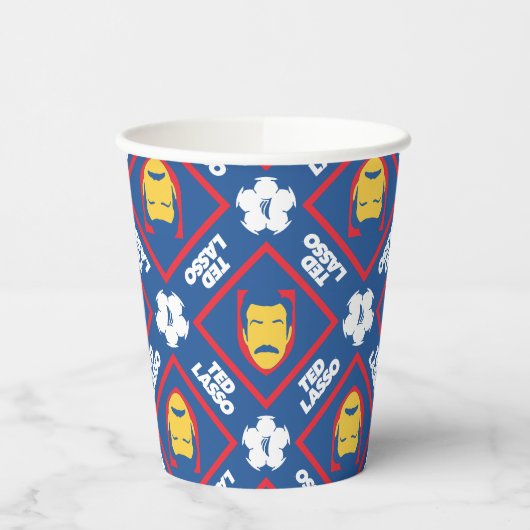 Gobelets En Papier Ted Lasso Motif (Gauche)