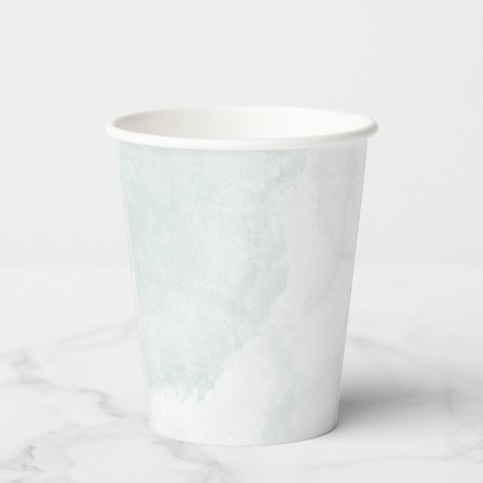 Gobelets En Papier Teddy Bear Brown Sage Green Balloons Baby (Verso)