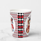 Gobelets En Papier Teddy Bear Ladybug avec Baby shower Snowman (Droite)