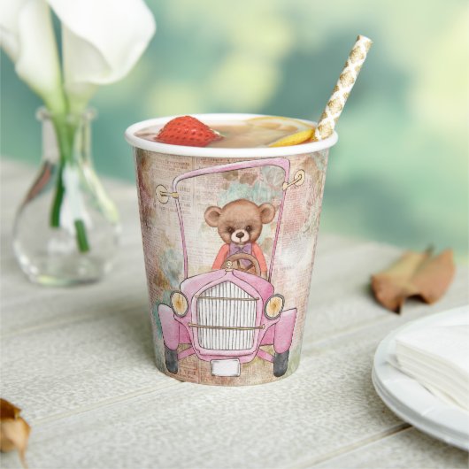Gobelets En Papier Teddy Bear Paper Cup (Insitu)