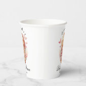 Gobelets En Papier Teddy Bear Pink Baby (Droite)