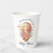 Gobelets En Papier Teddy Bear Pink Baby (Recto)