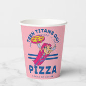 Gobelets En Papier Teen Titans Go ! Starfire "Truth Justice Pizza" (Verso)