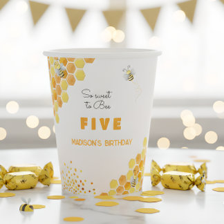 Gobelets En Papier Tellement doux pour être anniversaire de enfant