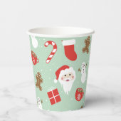 Gobelets En Papier Temps de Christmas (Verso)