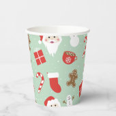 Gobelets En Papier Temps de Christmas (Gauche)