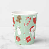 Gobelets En Papier Temps de Christmas (Droite)