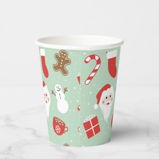 Gobelets En Papier Temps de Christmas (Droite)