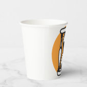 Gobelets En Papier Temps minimal Rétro Horververre (Droite)