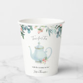 Gobelets En Papier Temps pour les tasses de papier à Baby shower de t (Recto)
