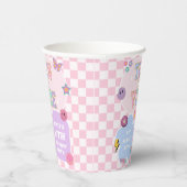 Gobelets En Papier Ten Is A Vibe Preppy Patch 10th Birthday Party (Droite)