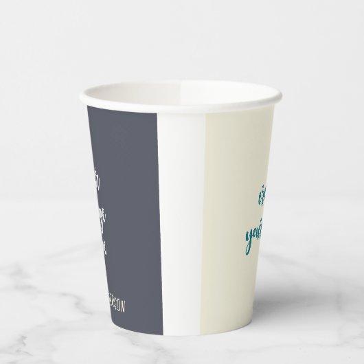 Gobelets En Papier Tendance Créez votre propre image personnalisée (Gauche)