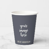 Gobelets En Papier Tendance Créez votre propre image personnalisée (Recto)