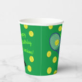 Gobelets En Papier Tennis Anniversaire (Droite)
