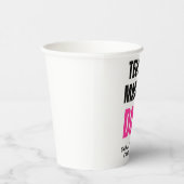 Gobelets En Papier Tequila Made Us Do It | Bride Squad Drinking (Droite)