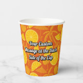 Gobelets en papier Tequila Sunrise (Verso)