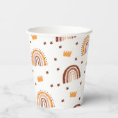 Gobelets En Papier Terracotta Arc En Ciel Mme Onederful Anniversaire (Verso)