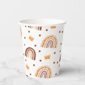 Gobelets En Papier Terracotta Arc En Ciel Mme Onederful Anniversaire (Recto)