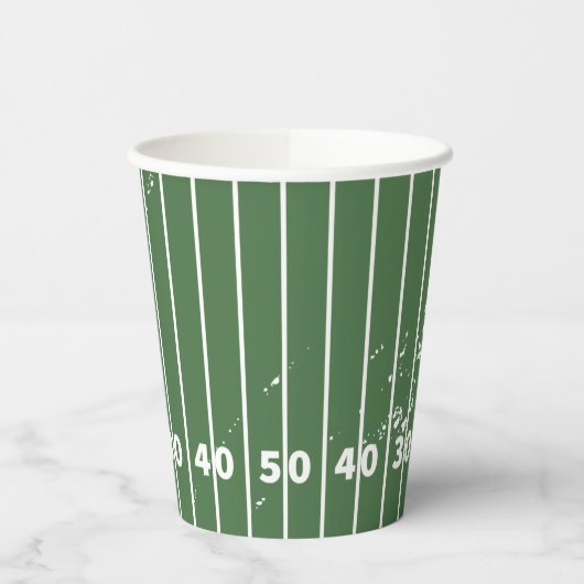 Gobelets En Papier Terrain de football  (Gauche)