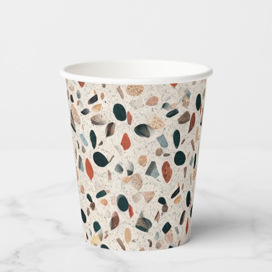 Gobelets En Papier Terrazzo (Verso)