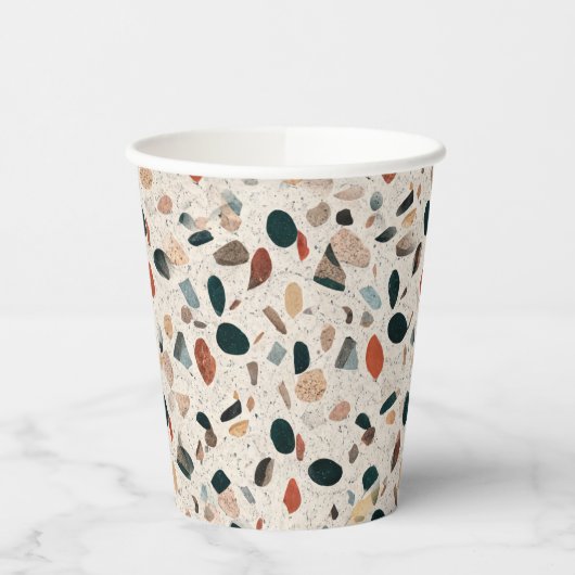 Gobelets En Papier Terrazzo (Gauche)