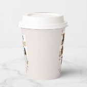 Gobelets En Papier Terre cuite géométrique multiphoto moderne (Gauche)