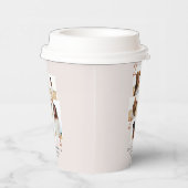 Gobelets En Papier Terre cuite géométrique multiphoto moderne (Droite)