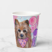 GOBELETS EN PAPIER TERRIER AUSTRALIEN (Verso)