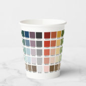 Gobelets En Papier Test de couleur (Gauche)