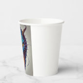 Gobelets En Papier Tête de dragon bleu (Gauche)