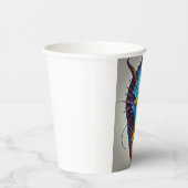 Gobelets En Papier Tête de dragon bleu (Droite)