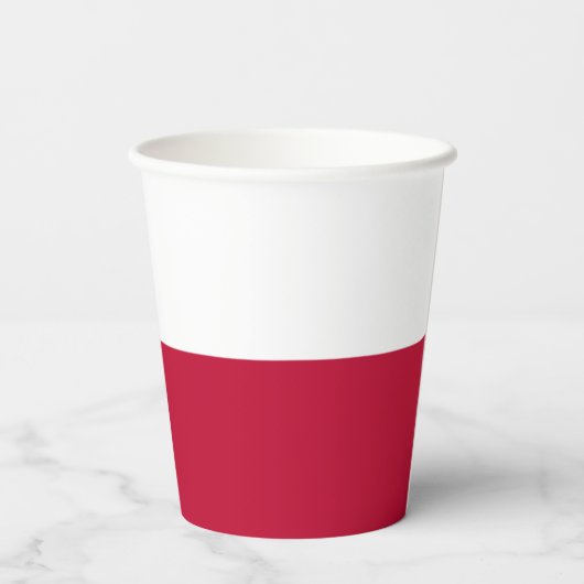 Gobelets En Papier Texan Flag, Flag of Texas (Verso)