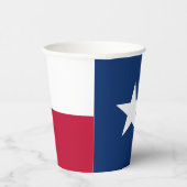 Gobelets En Papier Texan Flag, Flag of Texas (Droite)