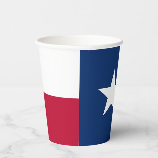Gobelets En Papier Texan Flag & Seal, Flag of Texas (Droite)