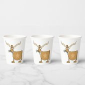 Gobelets En Papier Texas Longhorn Cow