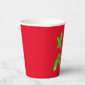 Gobelets En Papier Texte de la bulle de Noël (Droite)