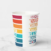 Gobelets En Papier Texte d'expression de conception mignonne pour la  (Gauche)