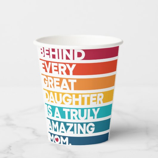 Gobelets En Papier Texte d'expression de conception mignonne pour la  (Recto)