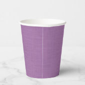 Gobelets En Papier Texturé agréable lilas. (Droite)
