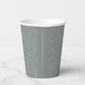 Gobelets En Papier Texture grise et blanche. (Droite)