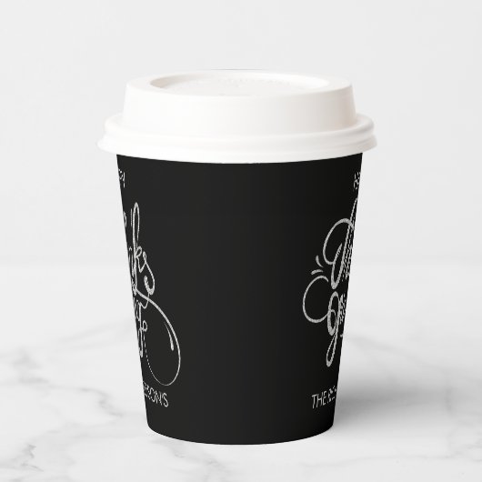 Gobelets En Papier Thankgiving Text Design Paper Cup (Gauche)