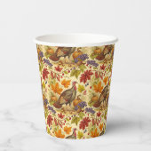 Gobelets En Papier Thanksgiving Abundance (Verso)